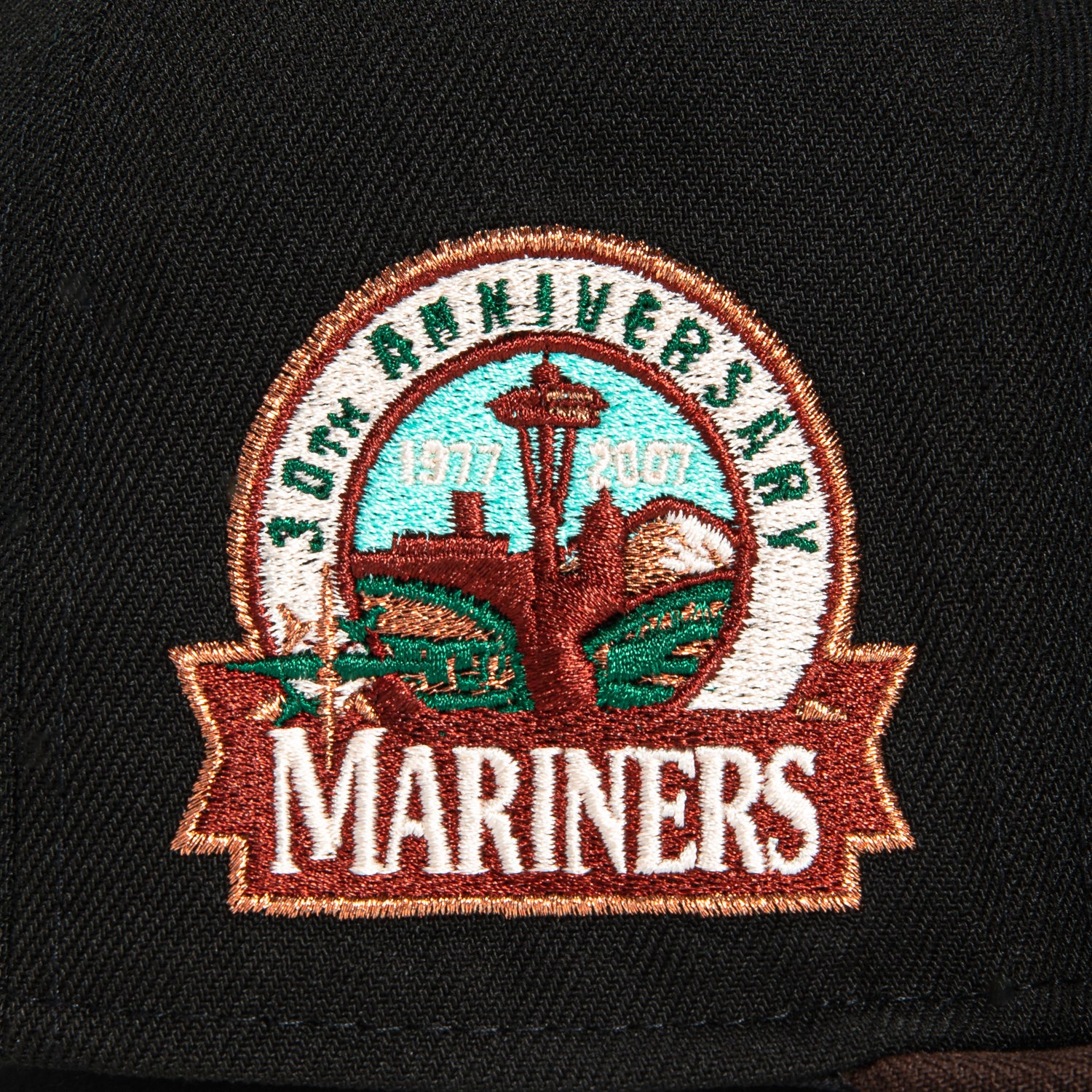 New Era Seattle Mariners Great Outdoors 30th Anniversary Patch Hat Club Exclusive 59Fifty Fitted Hat Indigo/Olive