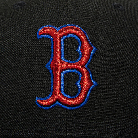 New Era 59Fifty Boston Red Sox Platano Power Patch Hat - Black, Royal, Red