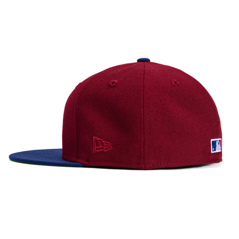 New Era 59Fifty Texas Rangers Final Season Patch Hat - Cardinal, Royal