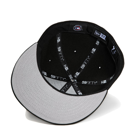 New Era 59Fifty Houston Astros 2022 World Series Patch Hat - Black, Metallic Black Pearl, Metallic Silver