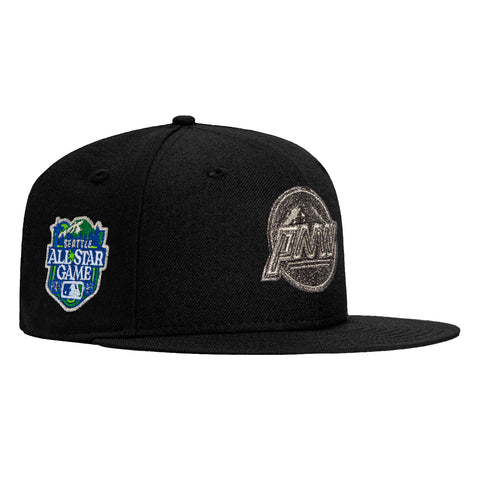 New Era 59Fifty Seattle Mariners 2023 All Star Game Patch Hat - Black, Metallic Black Pearl, Metallic Silver