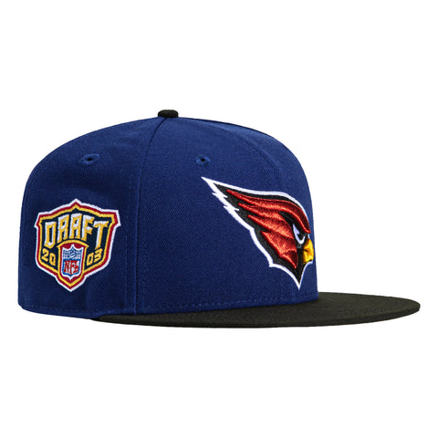 New Era 59Fifty Arizona Cardinals 2003 Draft Patch Hat - Royal, Black