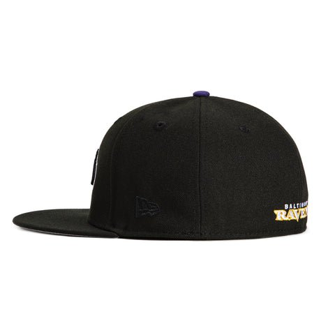 New Era 59Fifty Baltimore Ravens 1996 Draft Patch Hat - Black