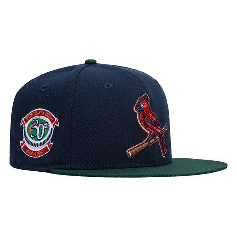 New Era 59Fifty Garden of Eden St Louis Cardinals 30th Anniversary Stadium Patch Hat - Navy, Green