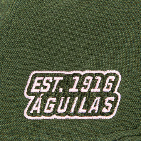 New Era 59Fifty Club America Logo Patch Hat - Olive