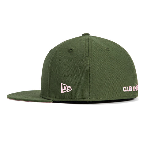 New Era 59Fifty Club America Logo Patch Hat - Olive