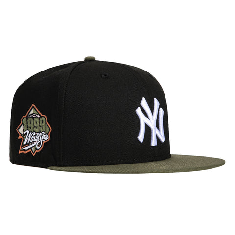 New Era 59Fifty Cookie Martini New York Yankees 1999 World Series Patch Hat - Black, Olive