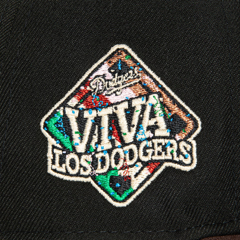 New Era 59Fifty Los Angeles Dodgers Viva Los Dodgers Patch Hat - Black, Brown