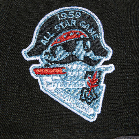 New Era 59Fifty Los Angeles Dodgers 1959 All Star Game Patch Hat - Black, Graphite