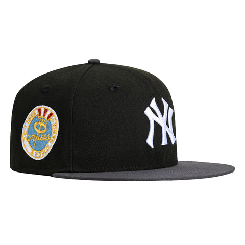 New Era 59Fifty New York Yankees 1962 World Series Patch Hat - Black, Graphite