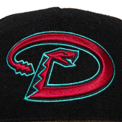 47 Brand Hitch Arizona Diamondbacks Snapback D Hat - Black, Olive