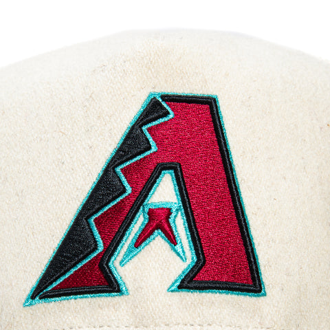 47 Brand Hitch Arizona Diamondbacks Adjustable Snapback A Hat - Stone, Black