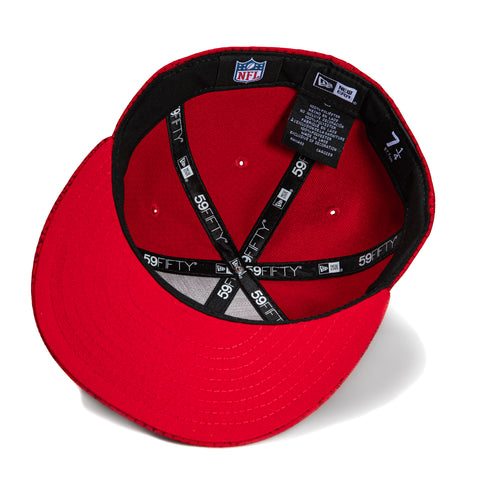 New Era 59Fifty 2024 Sideline San Francisco 49ers National League Patch Hat - Red