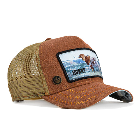 Goorin Bros Bull Adjustable Trucker Snapback Hat - Tan