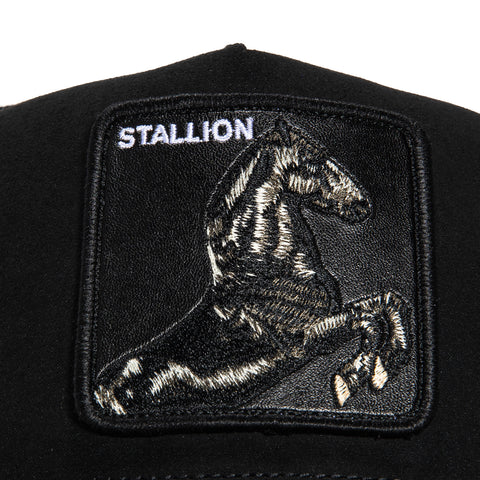 Goorin Bros Stallion Adjustable Snapback Trucker Hat - Suede Black