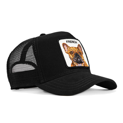 Goorin Bros French Frenchie Adjustable Trucker Snapback Hat - Black