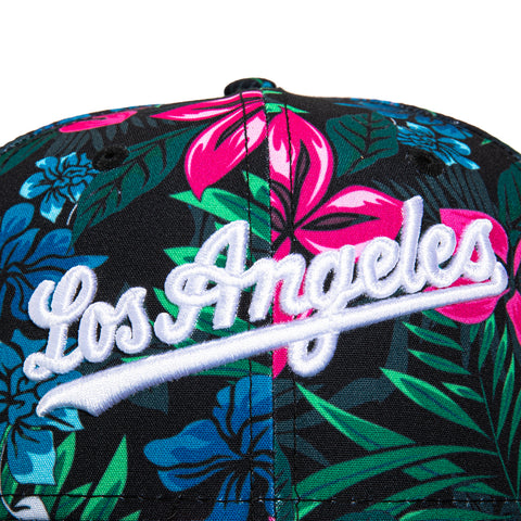 New Era 59Fifty Los Angeles Dodgers 2010 All Star Game Patch Script Hat - Floral