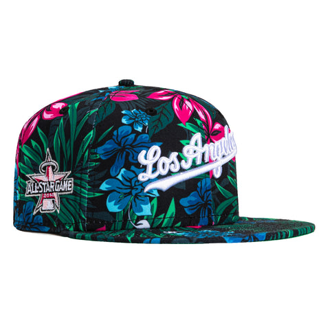 New Era 59Fifty Los Angeles Dodgers 2010 All Star Game Patch Script Hat - Floral