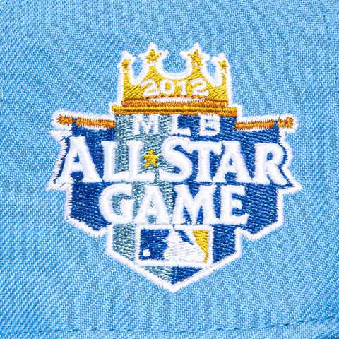 New Era 59Fifty Kansas City Royals 2012 All Star Game Patch BP Hat - Light Blue, Navy