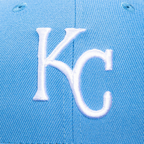 New Era 59Fifty Kansas City Royals 2012 All Star Game Patch BP Hat - Light Blue, Navy