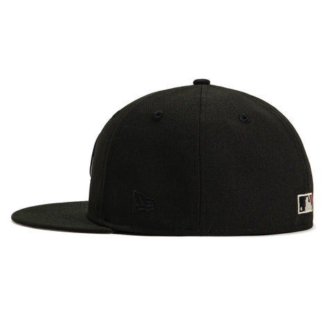 New Era 59Fifty Arizona Diamondbacks Inaugural Patch D Hat - Black, Metallic Silver, Red