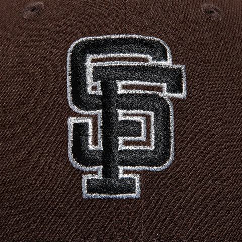 New Era 59Fifty San Francisco Giants Candlestick Park Patch Hat - Brown, Royal, Metallic Silver