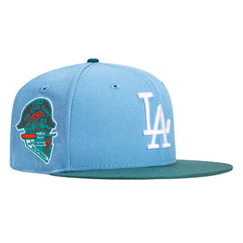New Era 59Fifty Los Angeles Dodgers 1959 All Star Game Patch Hat - Light Blue, Green