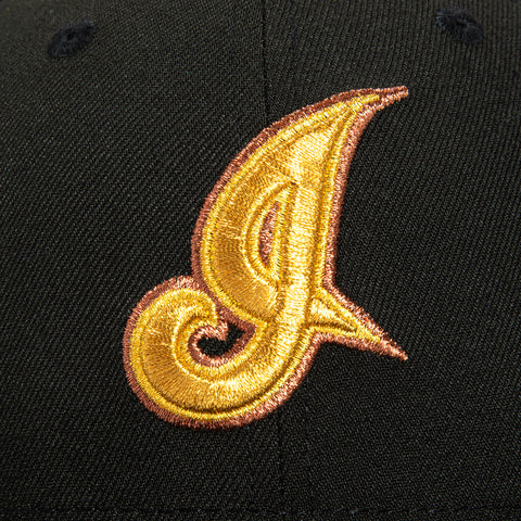 New Era 59Fifty Cleveland Guardians 1997 World Series Patch I Hat - Black, Metallic Gold, Metallic Copper