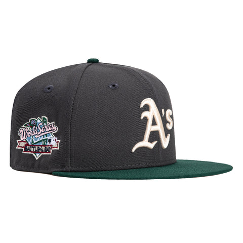 New Era 59Fifty Oakland Athletics Battle of the Bay Patch Hat - Graphite, Green