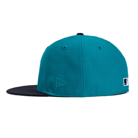 New Era 59Fifty San Francisco Giants Tell It Goodbye Patch Hat - Teal, Navy, White