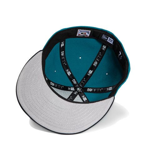 New Era 59Fifty San Francisco Giants Tell It Goodbye Patch Hat - Teal, Navy, White