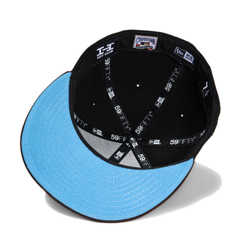 New Era 59Fifty San Diego Padres 30th Anniversary Patch Hat - Black, Brown, Light Blue, Orange