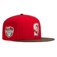 New Era 59Fifty Seattle Mariners 2023 All Star Game Patch Hat - Red, Brown