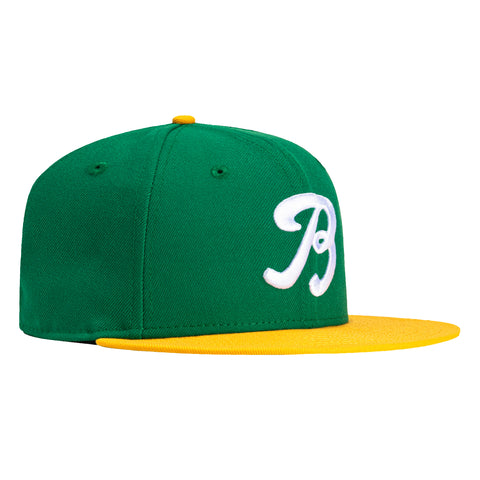 New Era 59Fifty Birmingham Athletics Hat - Kelly, Gold