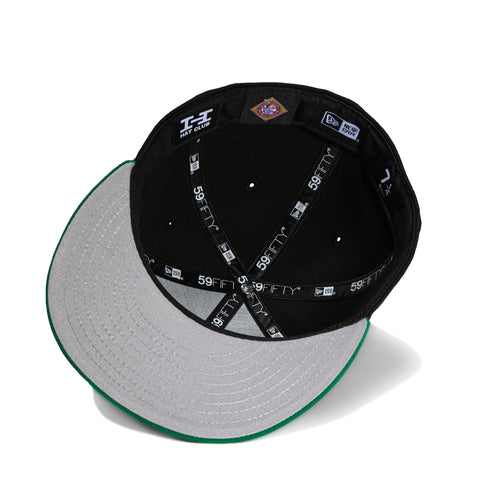 New Era 59Fifty Homestead Grays East West League Patch Hat - Black, Kelly