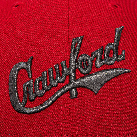 New Era 59Fifty Pittsburgh Crawfords Logo Patch Hat - Red, Black