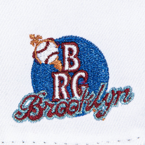 New Era 59Fifty Brooklyn Royal Giants Logo Patch Hat - White, Brown