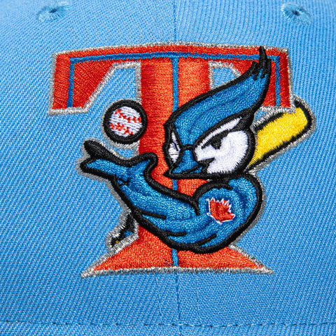 New Era 59Fifty Toronto Blue Jays 1993 World Series Patch Hat - Light Blue, Navy