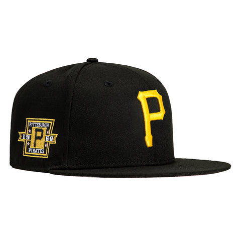 New Era 59Fifty Daddy Daughter Pittsburgh Pirates Club Patch Hat - Black, Gold