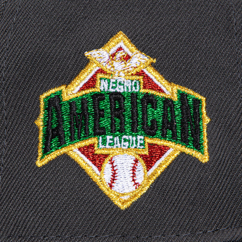 New Era 59Fifty Atlanta Crackers Negro American League Patch Hat - Graphite, Black