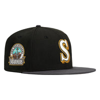 New Era 59Fifty Seattle Mariners 30th Anniversary Patch Hat - Black, Graphite