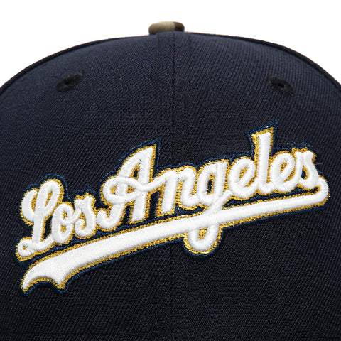 New Era 59Fifty Los Angeles Dodgers 40th Anniversary Stadium Patch Script Hat - Navy, Camo