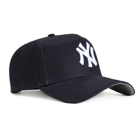 New Era 9Forty A-Frame New York Yankees Snapback Game Hat - Navy