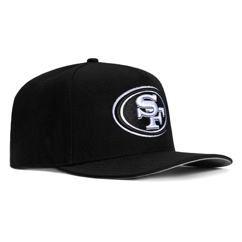 New Era 9Fifty A-Frame San Francisco 49ers Snapback Hat - Black, White