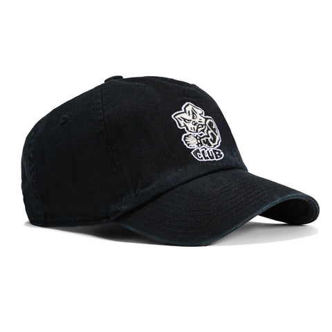 HUF Club 6 Strapback Relaxed Hat - Black
