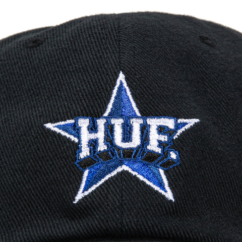 HUF All Star Strapback Hat - Black