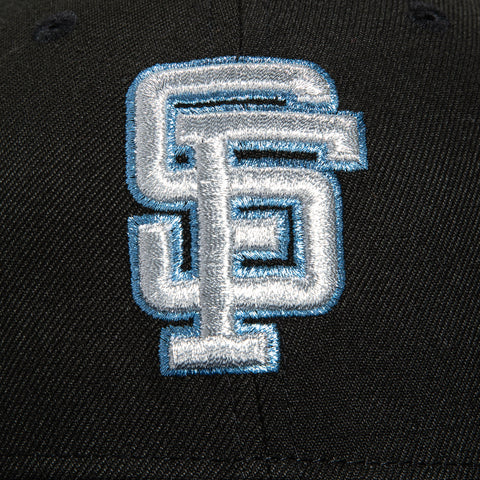 New Era 59Fifty San Francisco Giants 1984 All Star Game Patch Hat - Black, Navy, Metallic Silver