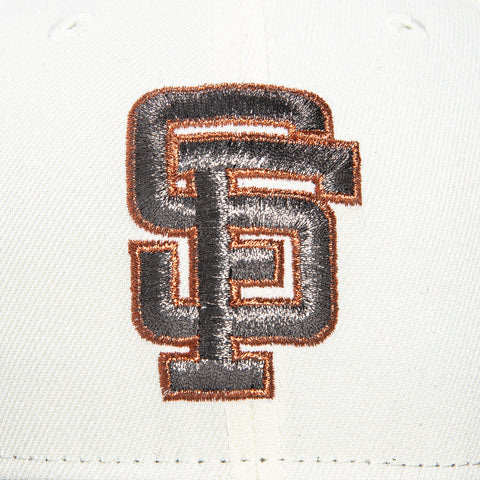 New Era 59Fifty San Francisco Giants Battle of the Bay Patch Hat - White, Storm Grey