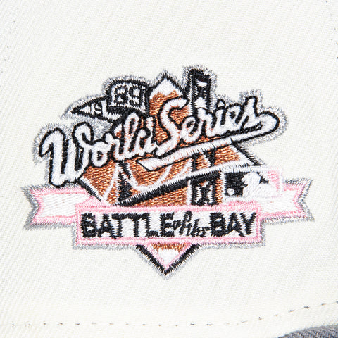 New Era 59Fifty San Francisco Giants Battle of the Bay Patch Hat - White, Storm Grey