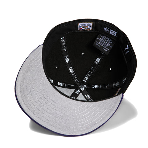 New Era 59Fifty Arizona Diamondbacks Inaugural Patch D Hat - Black, Purple, Sedona Red, Metallic Gold